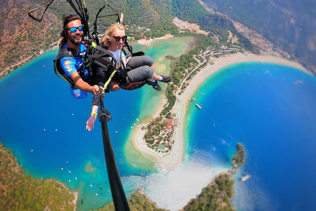 Depuis Dalaman/Sarigerme : Parapente en tandem à Fethiye