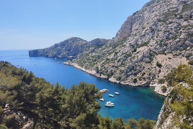 Marselha: Caminhada guiada pelo Parque Nacional das Calanques saindo de Luminy