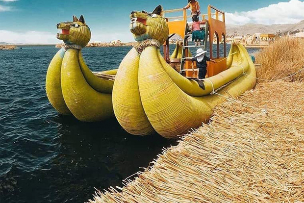 From Puno: Uros Islands and Taquile by Fast Boat with Lunch