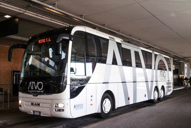 Marco Polo Airport to/from Mestre Train Station: Express Bus