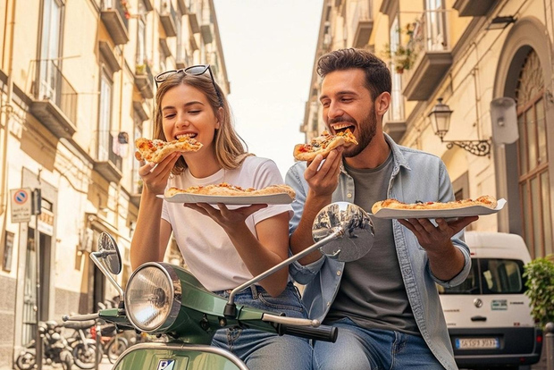 Private Tour: Neapel Foodtour mit der Vintage Vespa