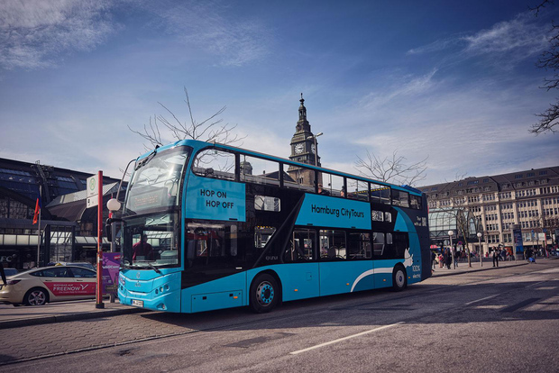 Amburgo: Tour in autobus Hop-on Hop-off della città - Linea F