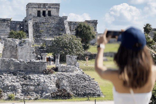 From Cancun: Day Trip to Tulum, Cenote & Playa del Carmen