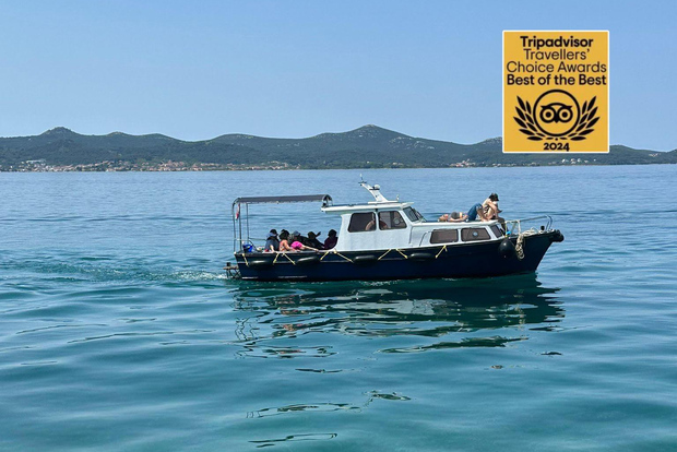 Zara: avventura di mezza giornata in barca a remi con bevande incluse