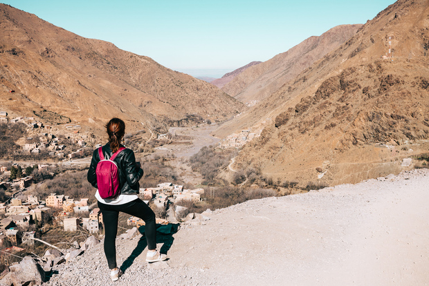 Imlil-Wasserfälle mit Mittagessen & Agafay-Wüste