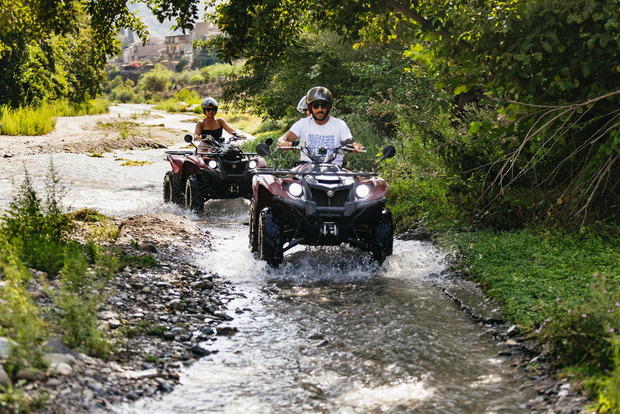 Taormina or Giardini Naxos: Off-Road ATV Tour of Mount Etna