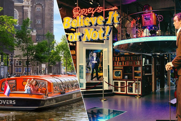 Amsterdam 1-Hour Canal Cruise and Ripley’s Believe it or Not