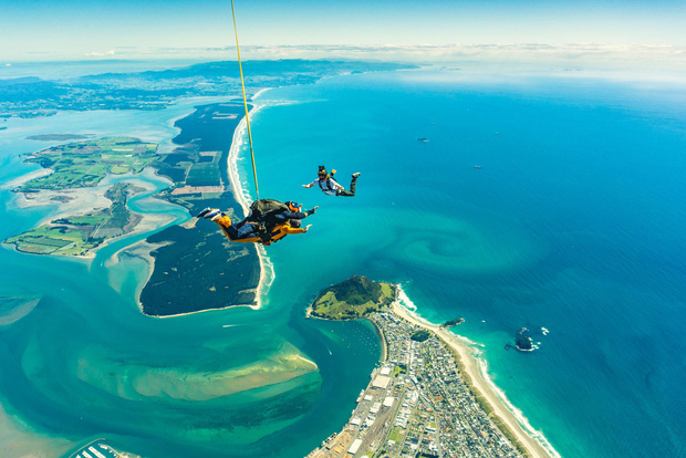 Da Tauranga: Skydive sul Monte Maunganui