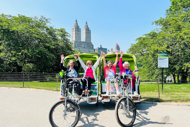 NYC: Tour in Pedicab di Central Park con l'Elfo e i luoghi del film Home Alone
