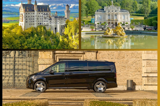 Tour di Neuschwanstein da Monaco di Baviera in van di lusso per 6 persone con autista privato