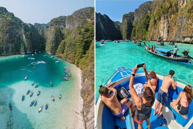 Da Krabi: Tour di un giorno in motoscafo delle isole Phi Phi