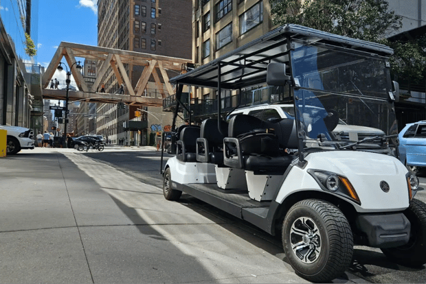 NYC: New York City Christmas Village Guided City Cart Tour