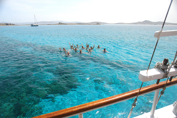 Da Mykonos: crociera a Delos e Rhenia con pranzo