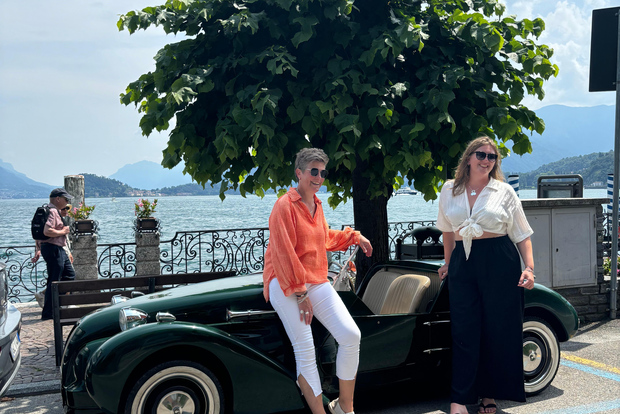From Milan: Como Lake Trip Driving a Vintage Car