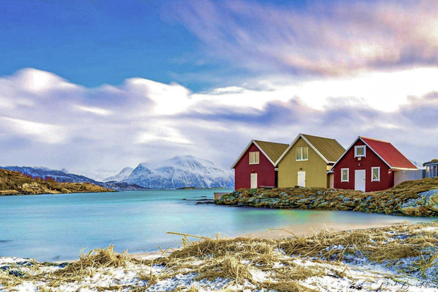 Tromsø: tour dei fiordi e delle isole Sommarøy con picnic a base di salmone