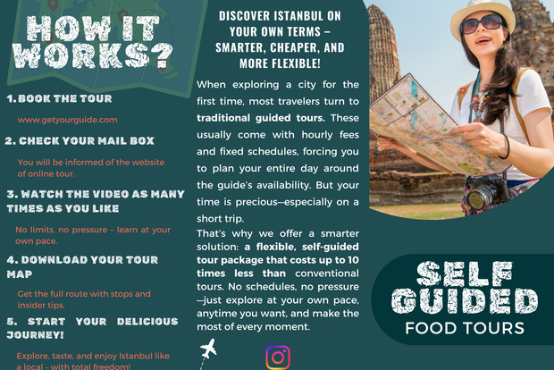 Estambul: tour de la ciudad y gastronomía autoguiado online