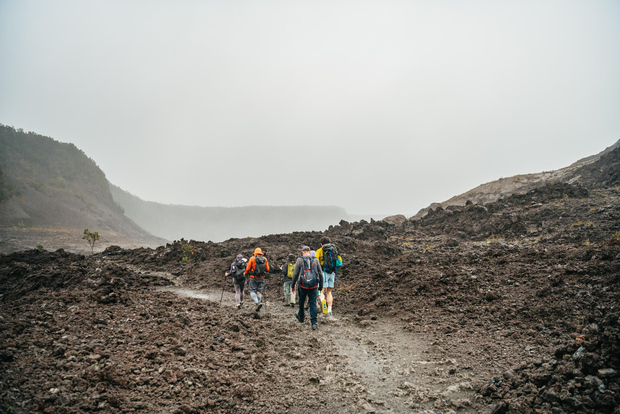 Big Island: groupe du parc national des volcans ou randonnée privée