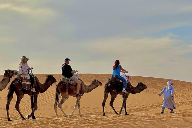 From Marrakech: 3-Day Desert with luxury camp, camel & meals