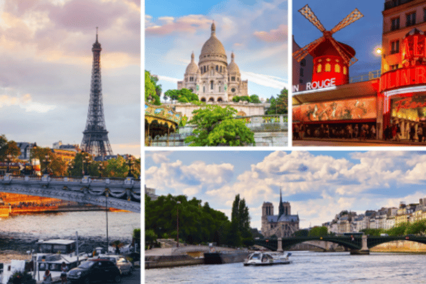 Parigi: Tour guidato a piedi di Montmartre e crociera sulla Senna