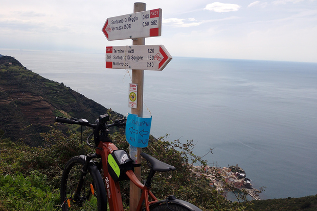 Cinque Terre: exclusive e-bike tour from Monterosso