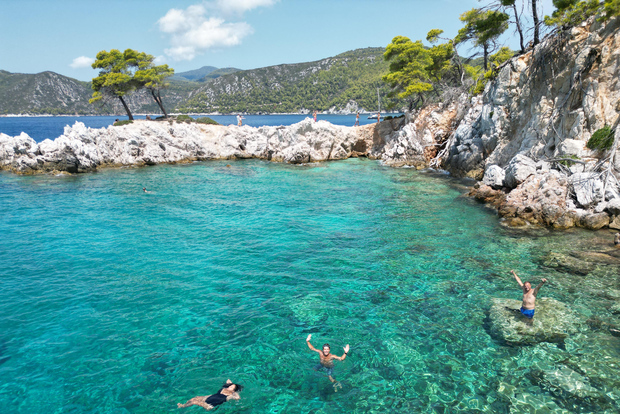 Skiathos: Skopelos Island Private Speed Boat Cruise