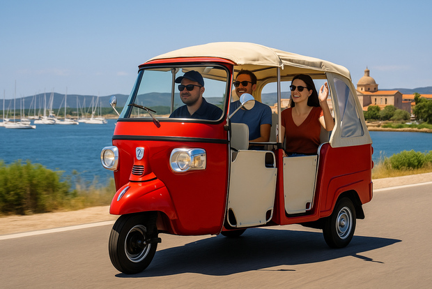 Olbia: Private Romantic Tuk-Tuk Tour