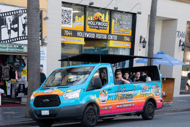 Tour in autobus aperto: Hollywood, Beverly Hills e case delle celebrità