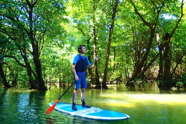 Ishigaki-Insel: SUP oder Kanufahren und Schnorcheln in der Blauen Höhle
