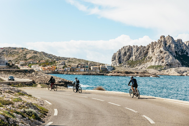 De Marselha: tour guiado de bicicleta elétrica para Calanque de Sormiou