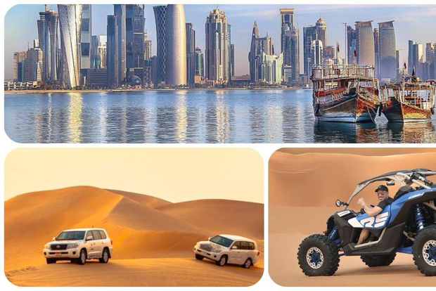 Doha: Visita Privada de la Ciudad y Safari por el Desierto con Paseo en Camello
