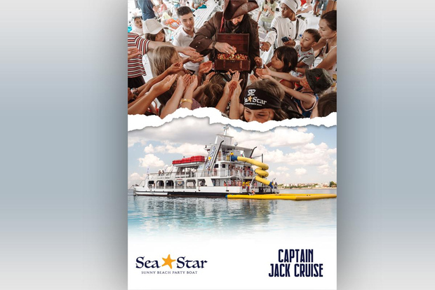 Sunny Beach: tour di mezza giornata in barca con il Capitano Jack e pranzo