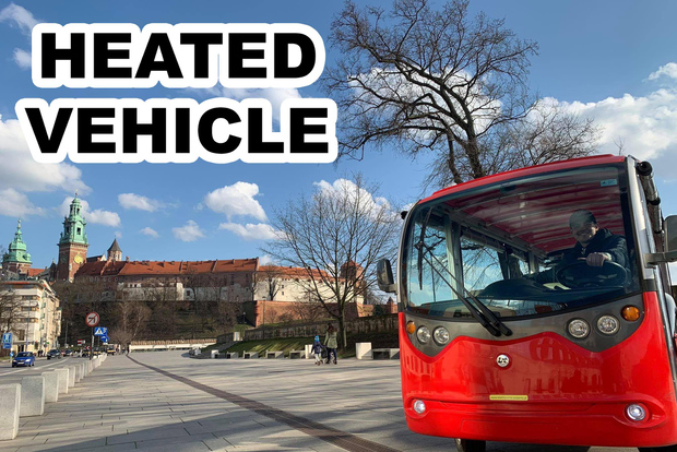 Krakow: City Sightseeing Tour Eco Electric Buggy Golf Cart