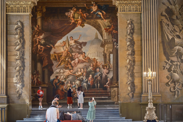 Greenwich: Painted Hall Entry and Old Royal Naval College