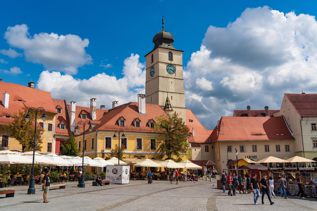 Tour durch Sibiu - Kirche in Cristian - Dorf Sibiel