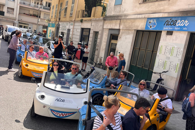 From Nice: 2-Hour Scenic Drive by 3-Wheel Vehicle