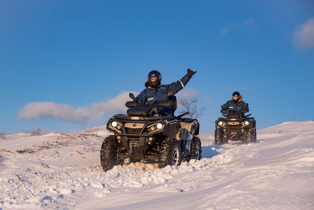 Da Reykjavik: Giro in ATV e tour della Laguna Blu con trasferimento