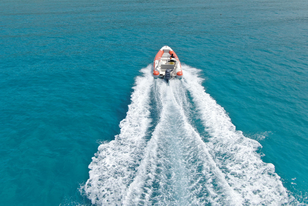 Falasarna: crociera privata in gommone sulla spiaggia di Balos e sull'isola di Gramvousa