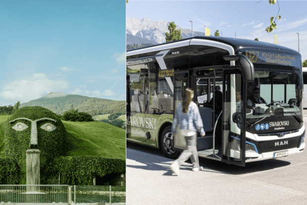 Biglietto e trasferimento per i Mondi di Cristallo Swarovski di Innsbruck