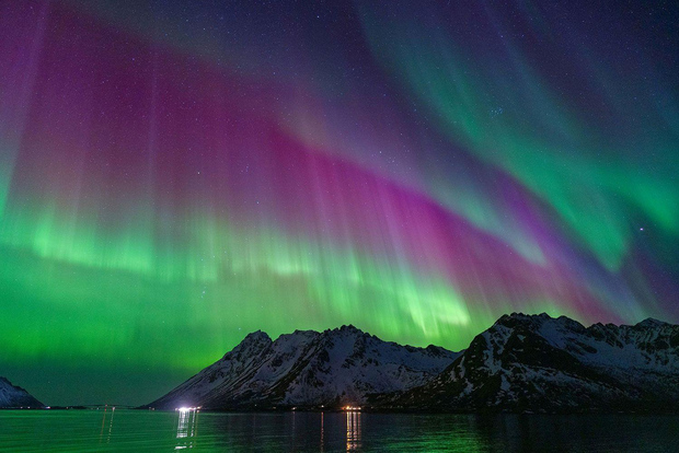 Henningsvær: tour dell'aurora boreale con fotografo