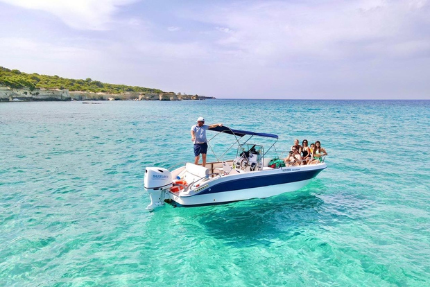 Desde San Foca: Excursión en barco por el Salento, Marina di Melendugno
