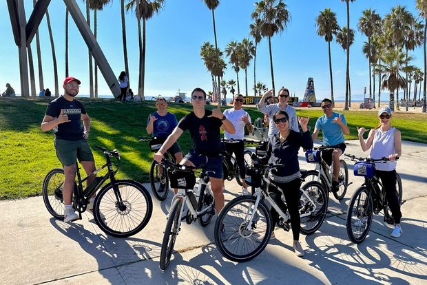 Los Angeles: LA in un giorno Tour guidato in bicicletta elettrica