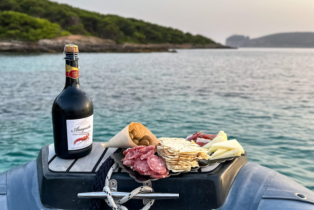 阿尔盖罗：日落时分波尔托康特港游船之旅，搭配开胃酒