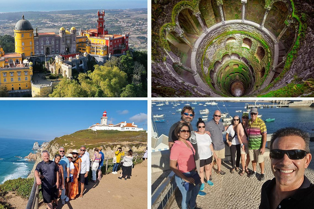 Da Lisbona: Tour di Sintra, Pena, Regaleira, Roca e Cascais