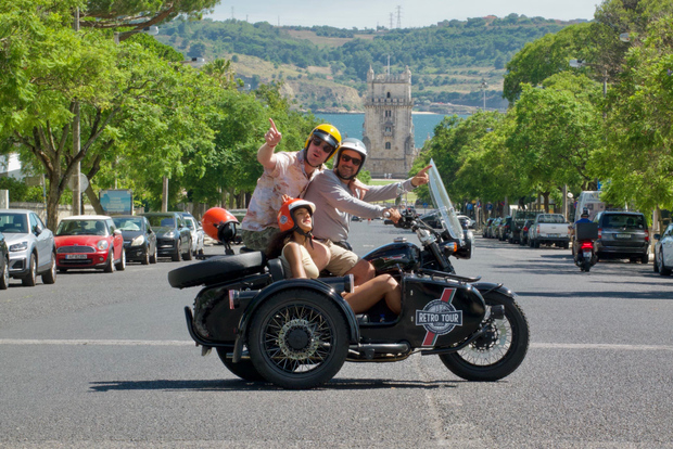 Lisboa : Paseo en moto en coche lateral por Belem