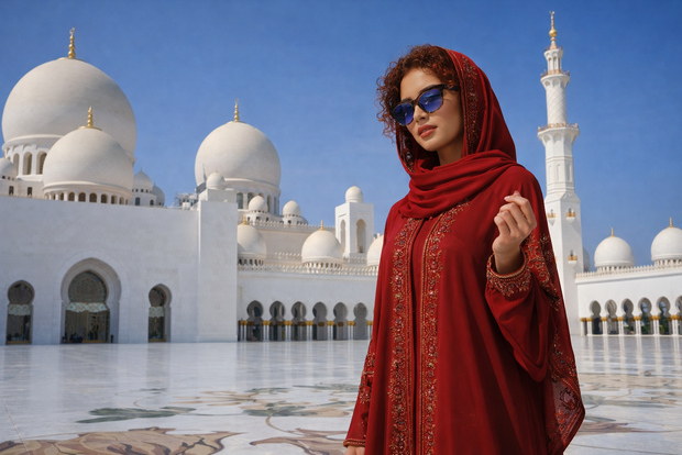 Da Abu Dhabi: Tour di mezza giornata con guida alla Moschea dello Sceicco Zayed