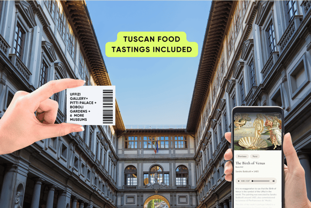 Florence: Uffizi, Pitti Palace & Boboli Combined 5-Day Pass