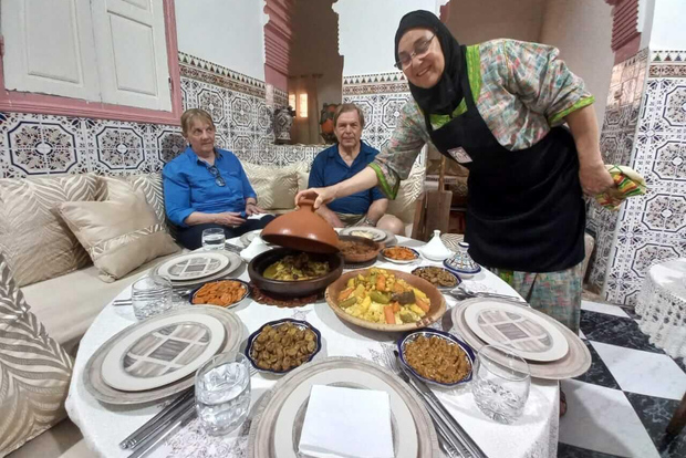 Rabat: Clase de cocina en casa de una familia