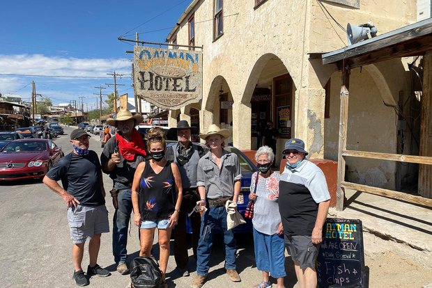 Villaggio minerario di Oatman: Tour delle montagne panoramiche di Burros/Route 66