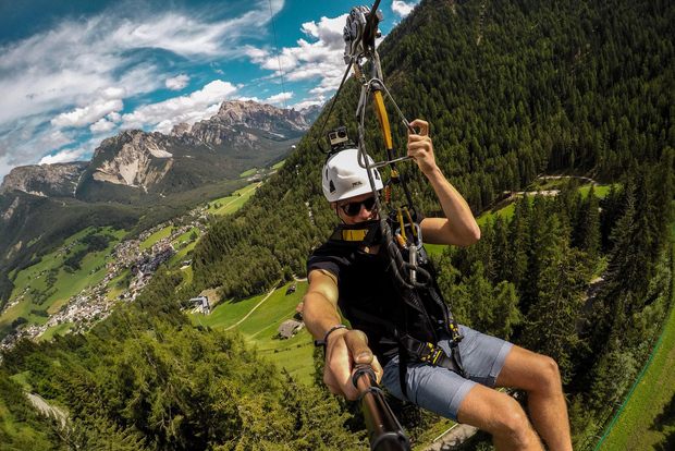 San Vigilio di Marebbe: la zipline più lunga d'Europa