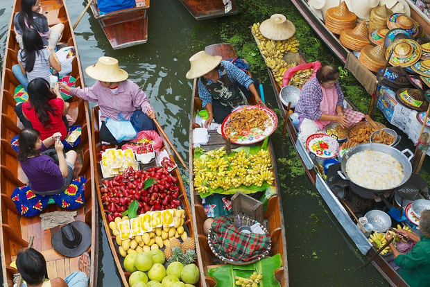 Bangkok: Train Market & Floating Market with Boat Ride